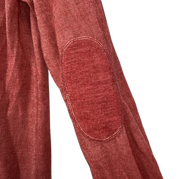 Pendleton Cranberry Light Knit Shirt Mens Medium Long Sleeve Elbow Patch USA - Picture 3 of 5